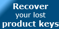 Recover Keys - Recover your lost product keys