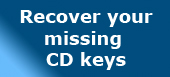 Recover Keys - Recover your missing CD keys