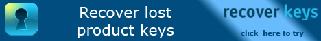 Recover Keys - Recover lost product keys