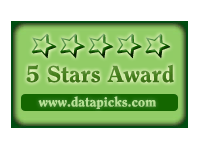 Datapicks 5 stars award