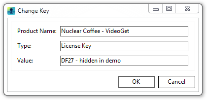 restore license key number